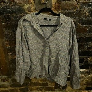 Madewell Fleece button up